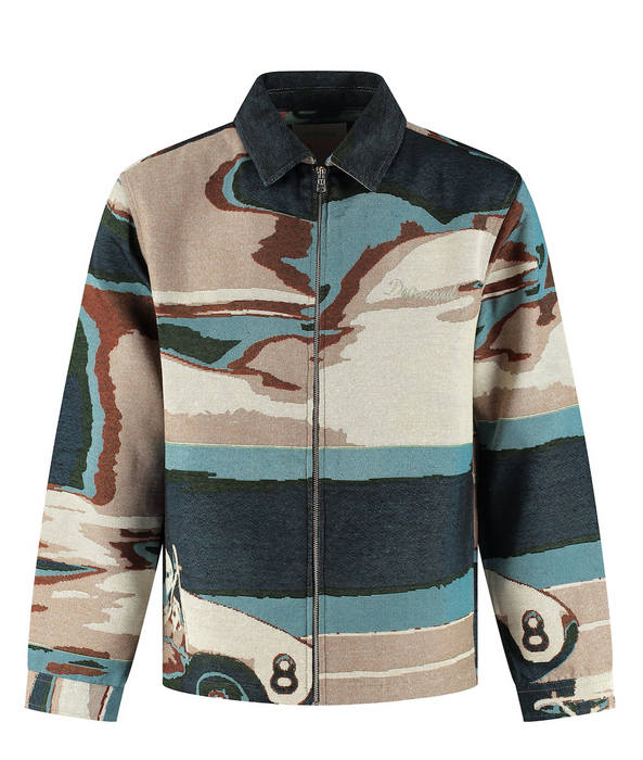 Mens jacket jacquard design