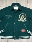 Mens bomber jacket melange loop yarn