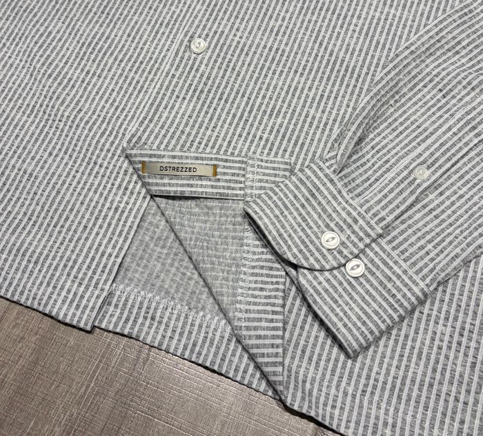 mens shirts seersucker stripe with formal look