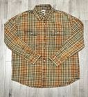 Mens heavy flannel shirt DMF245565 acid wash