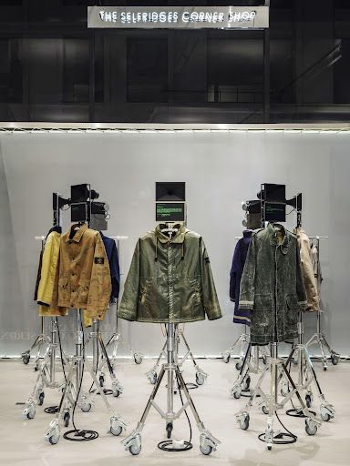 Clothes on a rail