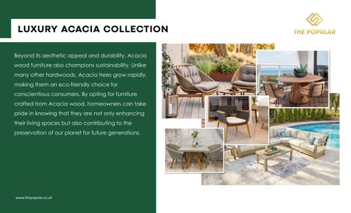 Outdoor Luxury Acacia Collection 2024-2025