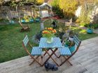 Bistro Set Green - Natural Colour
