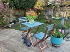 Bistro Set Green - Natural Colour