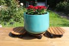Set of 2 Heavy duty movable Plant Pot Caddy