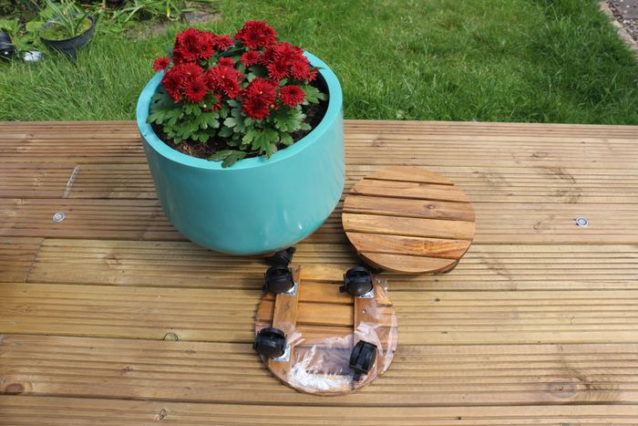 Set of 2 Heavy duty movable Plant Pot Caddy