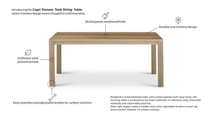 Outdoor Dining Table