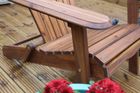 Folding Adirondack Chair FSC 100% Acacia Wood Natural Colour