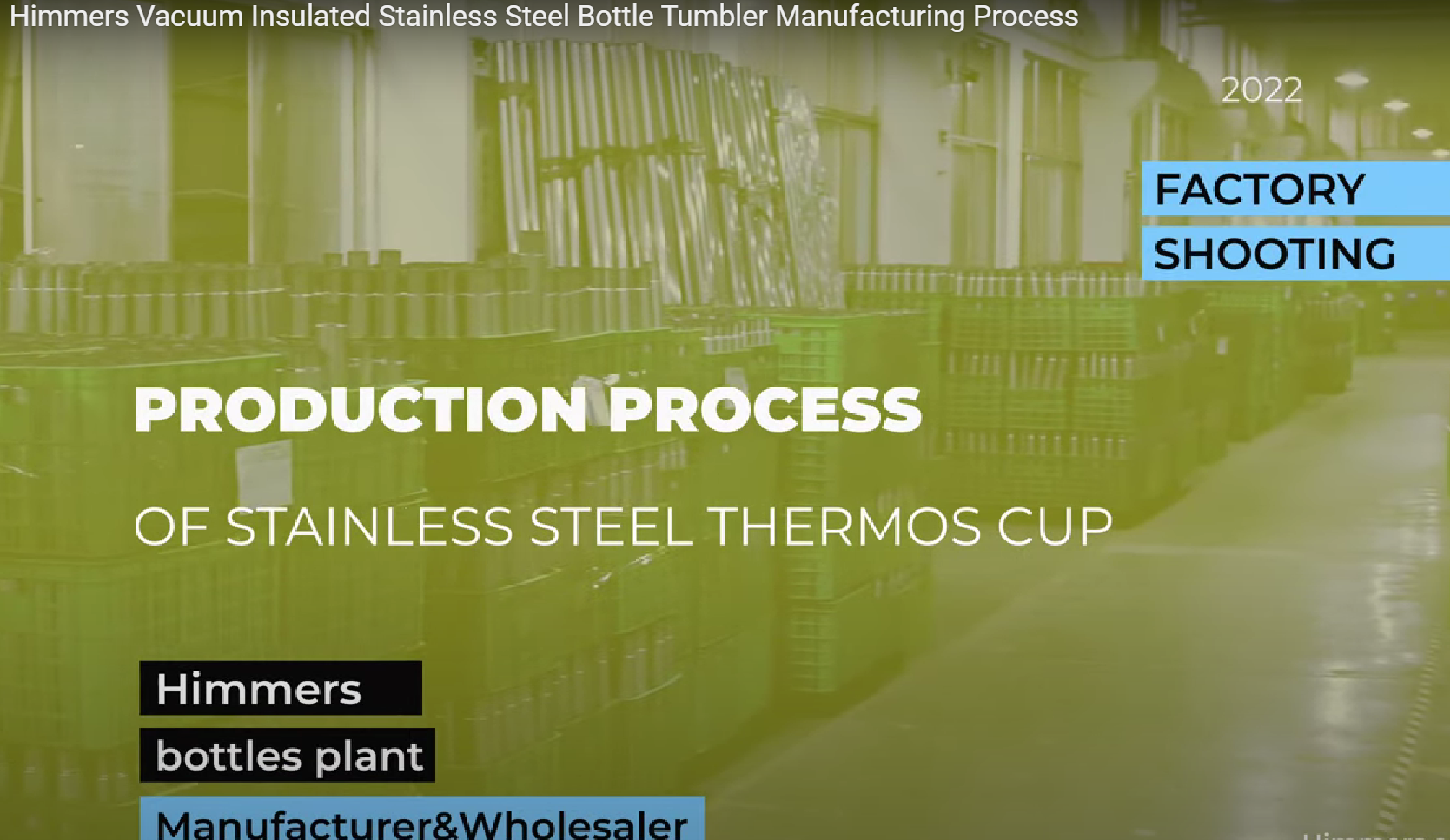 Stainless Steel Bottles Manufacturing Process