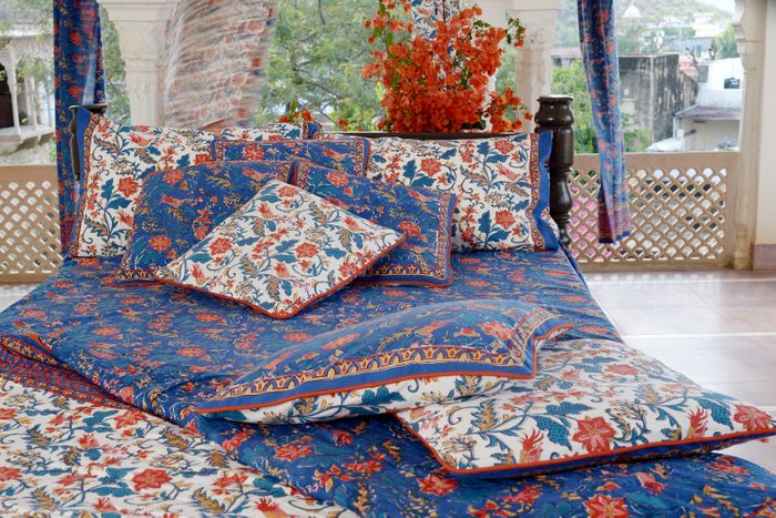 SOMA HAND BLOCK PRINTED BED SPREAD