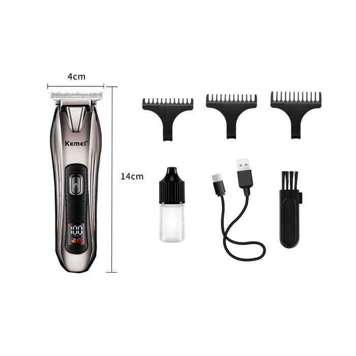 USB Trimmer Beard Hair Cutting Machine Kemei km-639 Hair Clipper Trimer Mustache Electric Barber Hair Cutter