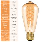 Spiral Dimmable LED Edison Bulbs ST64