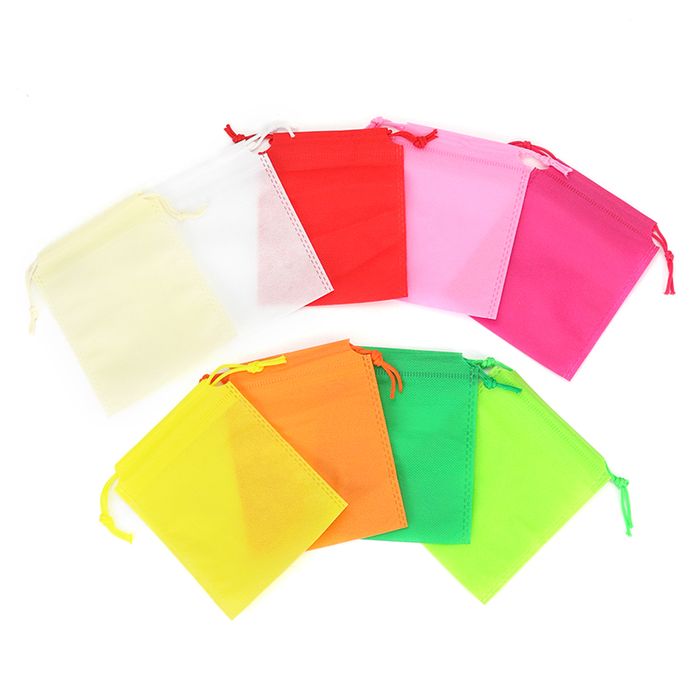 Custom rpet non woven drawstring bag