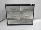 Genuine Hairon Leather Drawer Cabinet