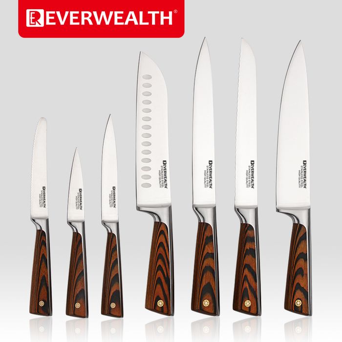 High quality Pakka wood handle Kitchen Knife