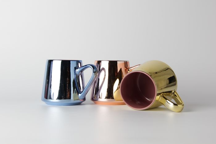 Electroplated Ceramic Mugs