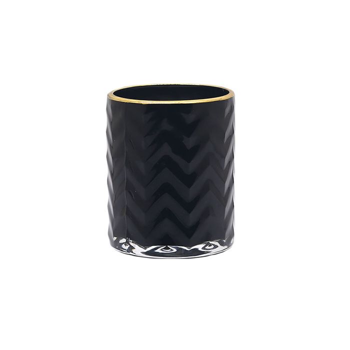 private Label Fragrance Luxury Scented Candle With Black Jar
