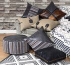 Leather cushions & puffs