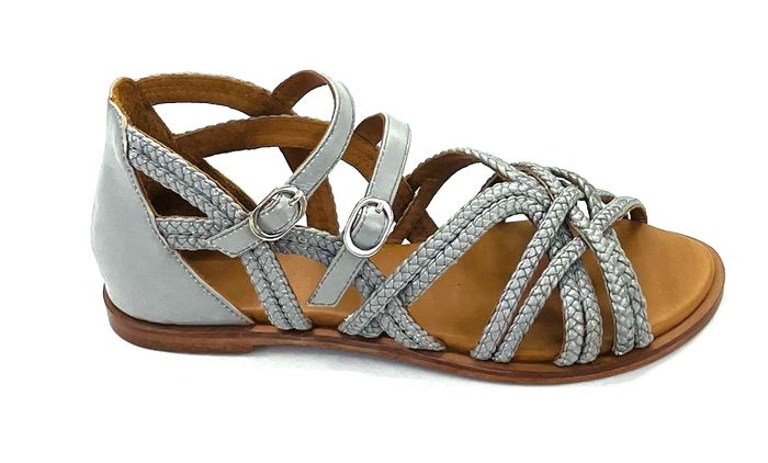 Leather braided Sandals
