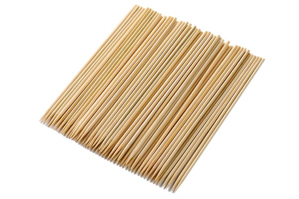 Bamboo skewers for BBQ