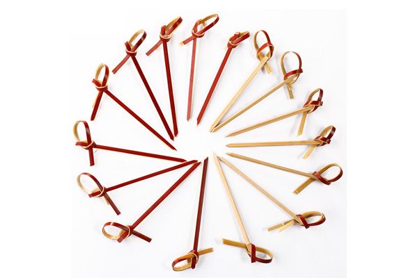 Bamboo fruit sticks