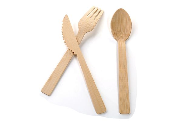 Bamboo knife fork spoon