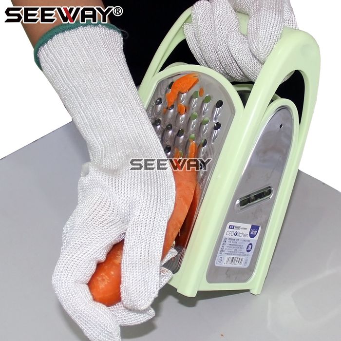Food grade kitchen use cut resistant gloves