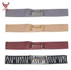 Factory Wholesale Cheap Designer Women Elastic Belts With shark Buckle Equestrian Elastic Horse Rider Belt Girls