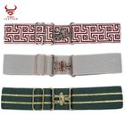 Factory Wholesale Cheap Designer Women Elastic Belts With shark Buckle Equestrian Elastic Horse Rider Belt Girls