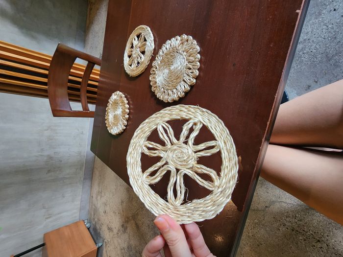 Abaca Coasters