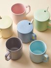 Jarwah Christmas Mugs Wholesale Milk Tea Cup And Spoons Set Ceramic 400ml Custom Coffee Mug With Lid