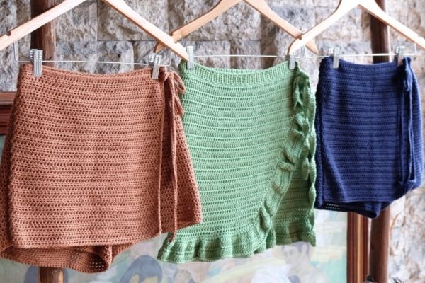 Reese Hand-Crocheted Skort