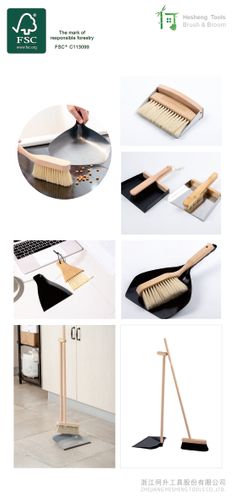 brushes and brooms
