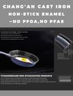 Non stick enamel without teflon, NO PFAS, NO PFOA