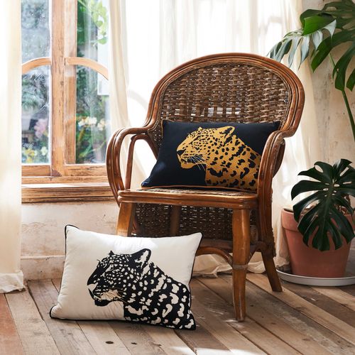 leopard decorative cushion cover