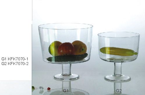 GLASS TRIFLE BOWL
