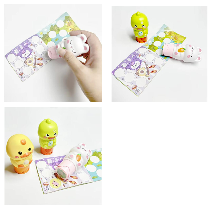 带神奇贴纸压模的儿童活动垫