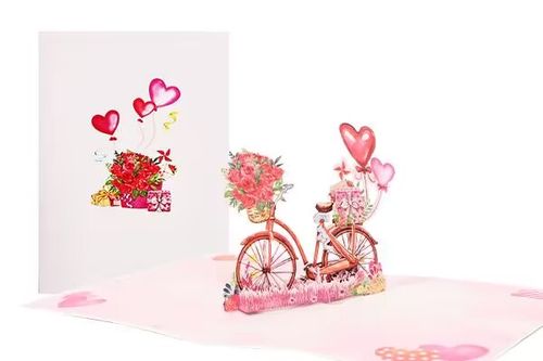 New design Valentine's day pop up greeting card