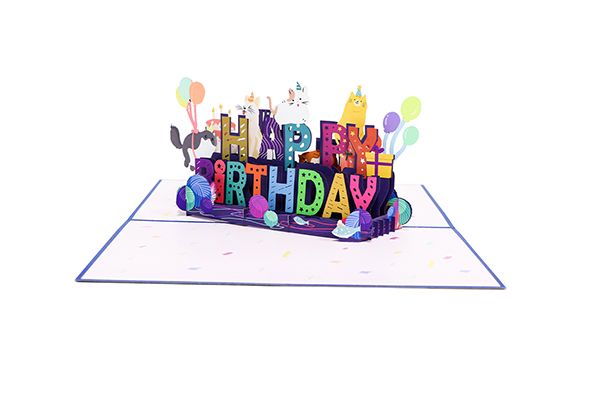 Happy Birthday 3D Pop Up Card