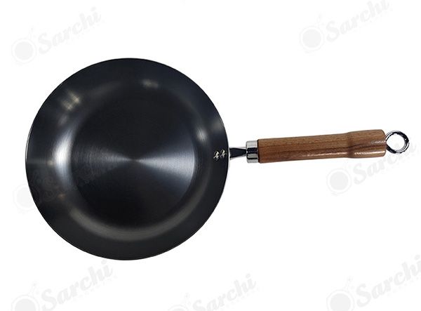 10 Inch 11 Inch Naturally Nonstick Skillet Anti-Rust Carbon Steel Frying Pan
