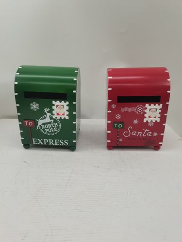 Metal CHRISTMAS Mail box