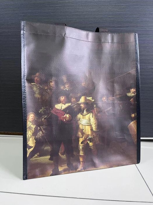 shopping bag with painting
