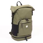 Green GRS leather large capacity computer backpack travel computer backpack fashionable leisure bag