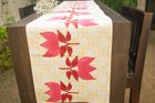 Hand Block Printed Cotton Canvas Table Runner