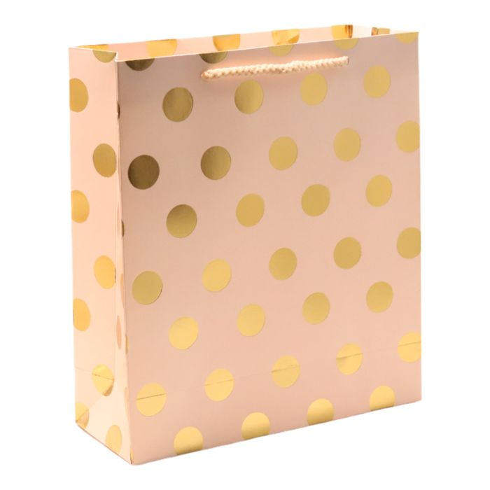 Luxurious Pastel & Gold Foil Paper Bags