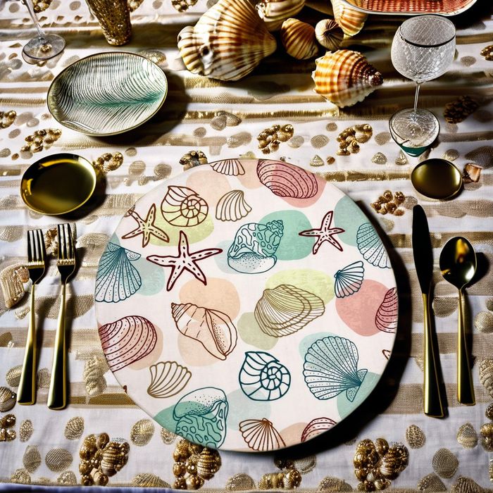 round woven placemat