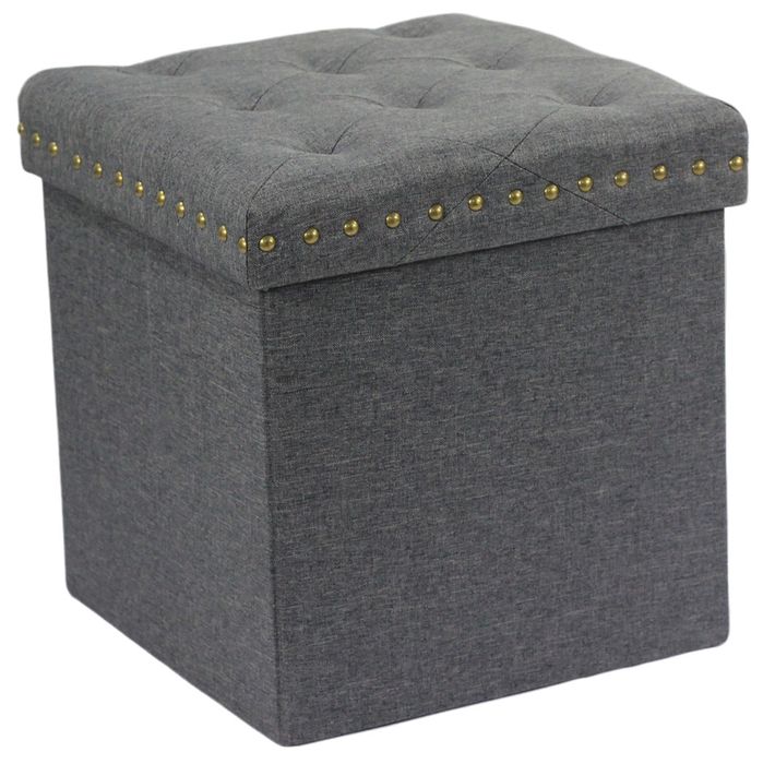 Foldable storage ottoman