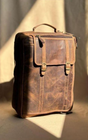 Vintage Leather Backpack & Laptop Bag - 2 in 1