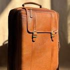 Vintage Leather Backpack & Laptop Bag - 2 in 1