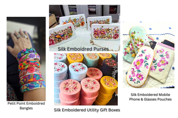 Handcrafted Silk Embordered Products